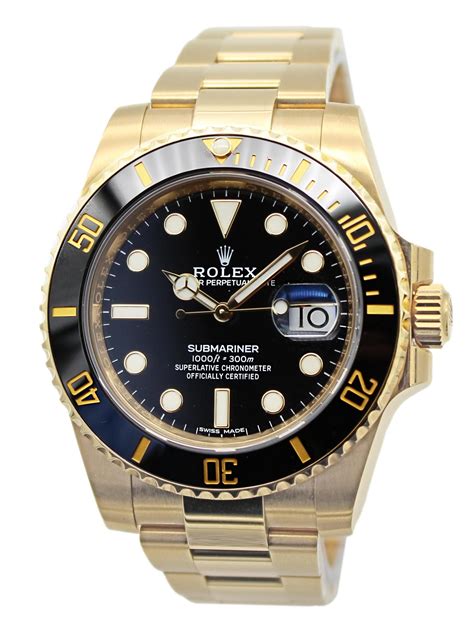 rolex sub black gold|rolex submariner gold steel.